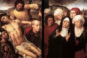 MEMLING, Hans Diptych with the Deposition china oil painting reproduction